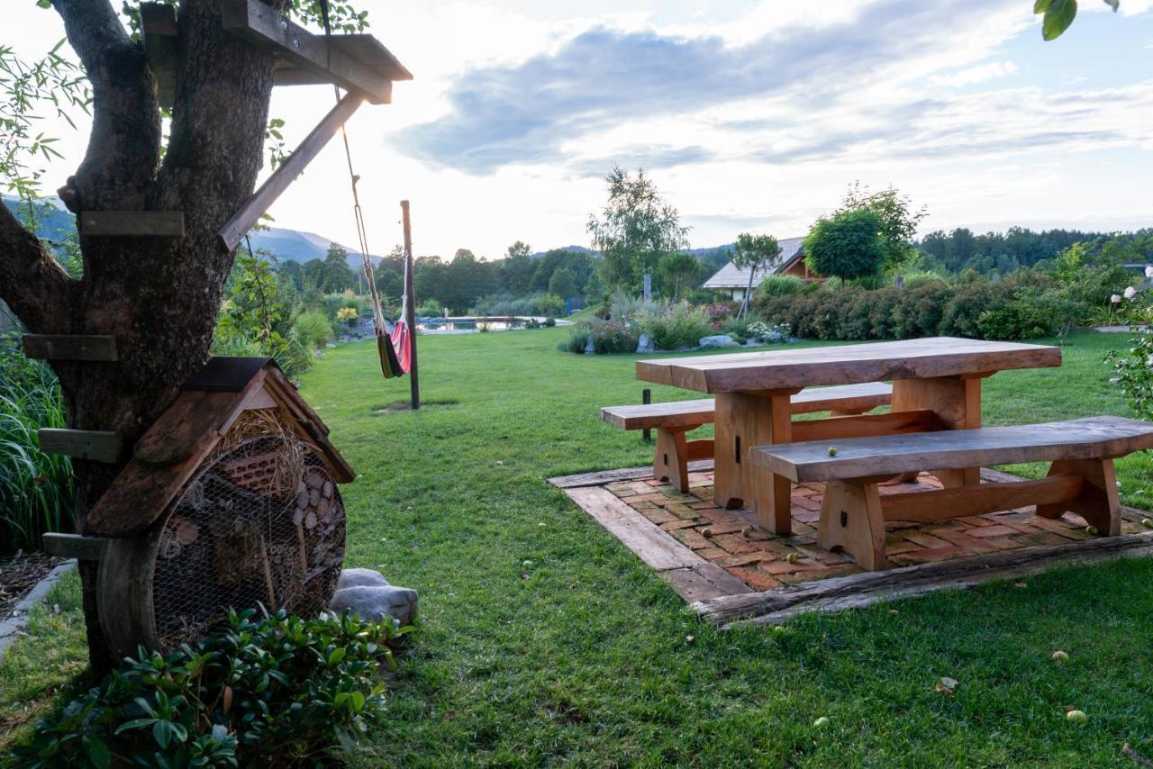 Glamping Happiness With Natural Pool Ribnica Esterno foto
