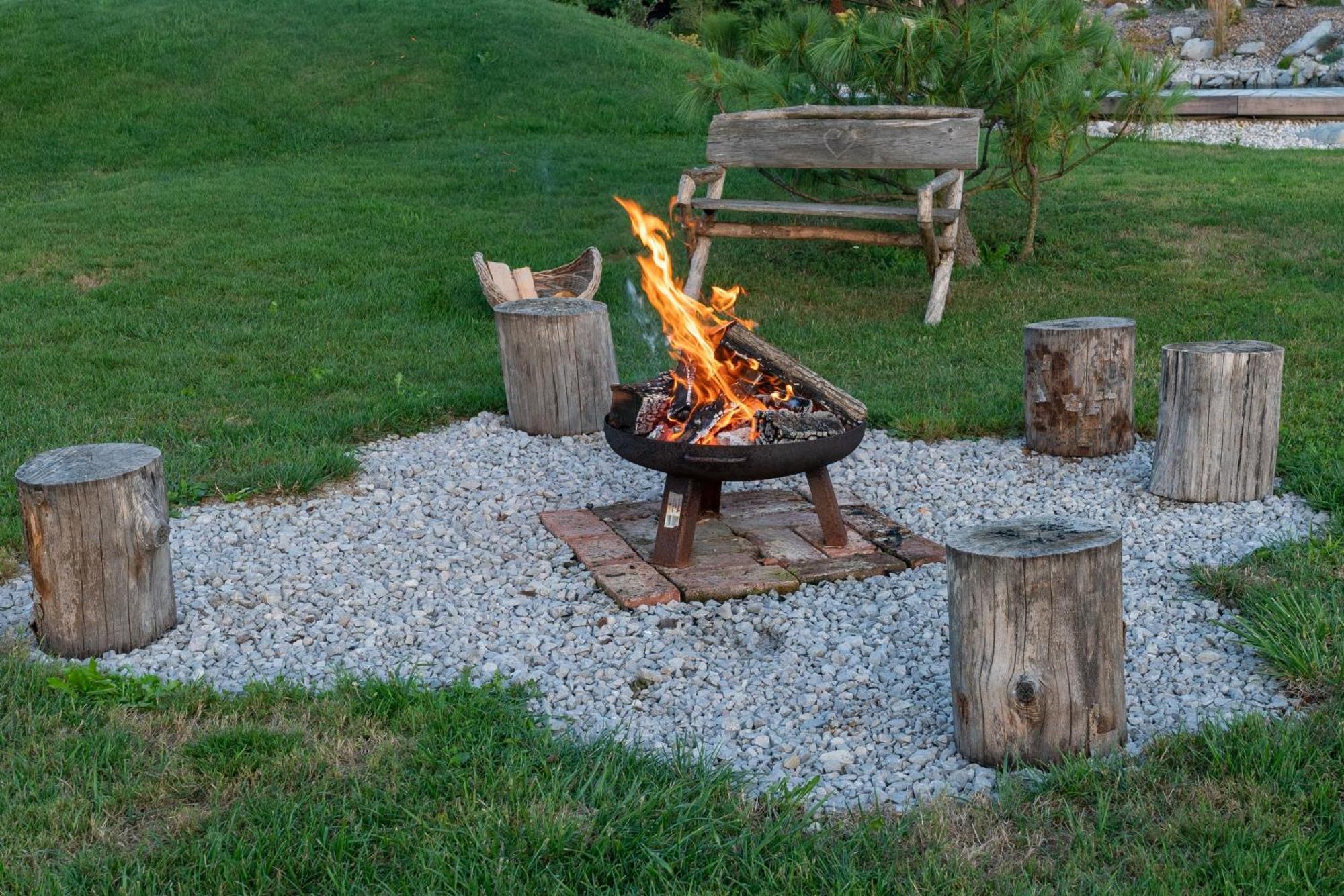 Glamping Happiness With Natural Pool Ribnica Esterno foto